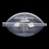 Worparsen Oval Fishing Bobber Bubble Float Kit Adjustable Portable Water Filling Slip Cast Spin Bobber Kit 5pcs Fishing Oval Bubble Float Transparent view 2