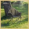 ARROWHEAD OUTDOOR Oversized Heavy-Duty Club Folding Camping Chair with Pocket, Cup Holder, Portable, Padded, Moon, Round, Saucer, Supports 330lbs, Carrying Bag view 2