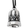 Harley-Davidson Contrasting Black Flames Ride Bell - Silver Plating view 1