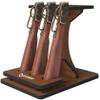 Evike EMG Wooden Organizational Gun Rack/Display Stand (Capacity: 3 Long Guns) view 1