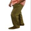 short fin Men's Drawstring Linen Pants (Taupe40x30 L8022) view 2