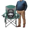 ARROWHEAD OUTDOOR Oversized XXL Portable Folding Camp Chair w/Glass & Cup Holders, Armrest Cooler, Heavy Duty Carry Bag, 600 lbs Weight Capacity view 1