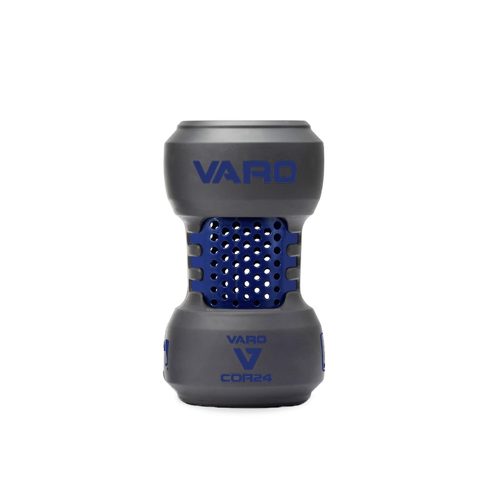 Varo COR Bat Training Weight, 24oz, for Baseball (MLB Authentic) - Classic Weight Feel - Improve Your On-Deck Swings and Power, Cushion Fit Eliminates Abrasion on The Bat - Navy/Graphite