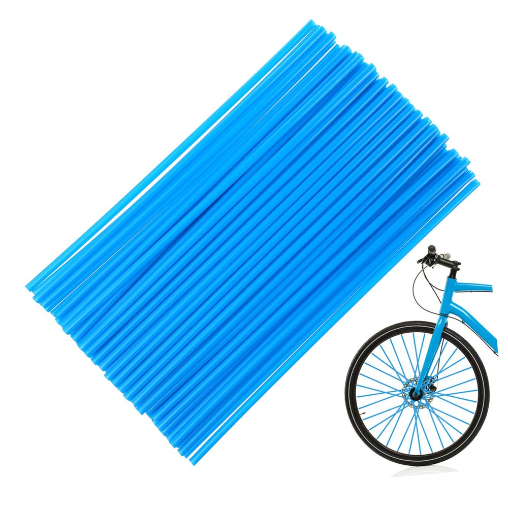 POPETPOP 75pcs Motorcycle Protectors Covers for Dirt Bike Reflective Wraps Easy to Install Lightweight for Motocross Bike Wheel Sky