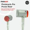 Prestacycle Pro Presta Head  Auto-Lock Bicycle Tire Pump Head for Tubeless & Presta Valves, 90 Steel Design, Presta Valve Pump, Presta Adapter, Compatible with Prestaflator Pro & Premium Floor Pumps view 2