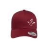 Love Sketches Embroidered Outdoor Flying Duck Silhouette Trucker Hat Mesh Back Baseball Hat for Men and Women (US, Alpha, One Size, Cranberry_FlyingDuckSil-White) view 2