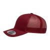 Love Sketches Embroidered Outdoor Flying Duck Silhouette Trucker Hat Mesh Back Baseball Hat for Men and Women (US, Alpha, One Size, Cranberry_FlyingDuckSil-White) view 3