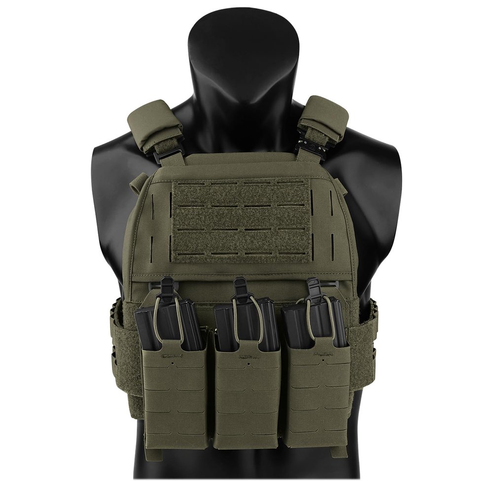 PETAC GEAR Tactical Tegris Cummerbund V5 Weighted Vest Full Set For Man With Zip On Back Panel Banger (RG)