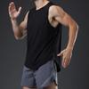 meioro Men's 3 Pack Workout Tank Top Gym Bodybuilding T Shirt Fitness Sleeveless Muscle Tee Shirts Mesh Dry FitBlack, M view 2