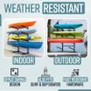 Teal Triangle Adjustable Freestanding Kayak Storage Rack, Holds 8 Kayaks view 4