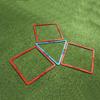 Yardwe 6pcs Square Agility Rings Speed Rings Youth Agility Footwork Training and Speed Hurdles Ladder Fitness Equipment Sport Workout Home Gym view 3
