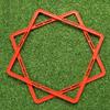 Yardwe 6pcs Square Agility Rings Speed Rings Youth Agility Footwork Training and Speed Hurdles Ladder Fitness Equipment Sport Workout Home Gym view 4