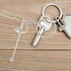 Yardwe 2pcs Fencing Keychain Unique Sports Accessory for Fencing Enthusiasts Creative Backpack Pendant and Bag Adornment Delicate Design view 4