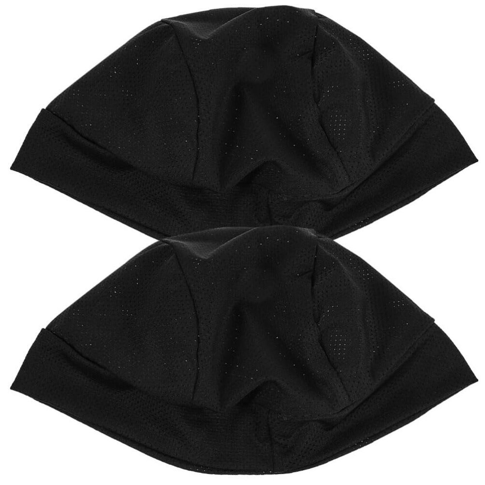 Yardwe Summer Windproof Sun Hat 2pcs Breathable Cycling Helmet Liner Skullcap Hat for Men Women