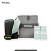 PICSIL Hawk Grips+ Wristbands + Bag, Use Without Magnesium, Grip on All Supercies and Bars, Designed for All Athletes, Crosstraining Gloves (Moonless, G) view 2