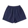 Womens Cotton Linen Short Pants Elastic High Waist Lace Comfy Loose Summer Beach Shorts with Pockets Solid Color Lightweight Flowy Boho Hawaiian Lounge Shorts Pjamas view 1