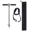 WTMORE Sand Anchor, 18" Length Auger to The Beach and Sandbar,Chromium-Plated Steel Beach Anchor with Removable Handle, Bungee Line & Carry Bag, Boat Sand Anchor Pole for Jet Ski PWC Pontoon Kayak view 1