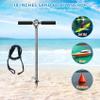 WTMORE Sand Anchor, 18" Length Auger to The Beach and Sandbar,Chromium-Plated Steel Beach Anchor with Removable Handle, Bungee Line & Carry Bag, Boat Sand Anchor Pole for Jet Ski PWC Pontoon Kayak view 4