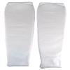 Cloth Shin Guard Taekwondo, Martial Arts, MMA Foot Protective Gear Protector for Sparring (Black/White; Child Small to Adult XL) (White, XS-CHL) view 4