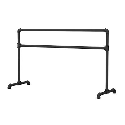 HONGKEFIT Balance Ballet Barre Portable for Home Or Studio,Bar for Stretch, Pilates, Dance Or Active Workouts, Single Or Double Bar, Kids and Adults(Color:White) (Size : B-180x108cm/5.9x3.4ft)