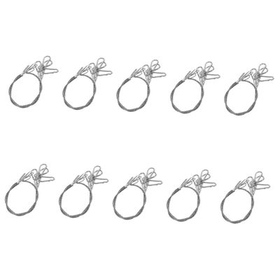 GLEAVI 40pcs Stainless Steel Heavy Duty Safety Cable Locks Multi-Functional Steel Cable for Stage Lighting Luggage and Hanging Applications Thickness