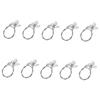 GLEAVI 40pcs Stainless Steel Heavy Duty Safety Cable Locks Multi-Functional Steel Cable for Stage Lighting Luggage and Hanging Applications Thickness view 1