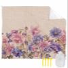 Beach Blanket Waterproof Sandproof Beach Mat,Pastoral Spring Aesthetic Flower Blossom Picnic Blankets with Sand Pockets and Stakes,Farm Flower Retro Linen Outdoor Pad for Seaside,Travel 95x80In view 1