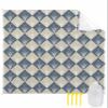 Beach Blanket Waterproof Sandproof Beach Mat,Retro Abstract Botanical Lattice Plaid Picnic Blankets with Sand Pockets and Stakes,Modern Minimalist Floral Art Outdoor Pad for Seaside,Travel 108x84In view 1