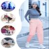 SANGTREE Girls Cargo Pants Drawstring Elastic Waist Loose Tapered Multi Pockets Cargo Jogger Pants for Girl,Light Pink,6-7 Years Little Kid = Tag 130 view 4