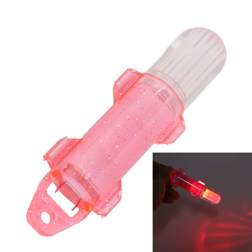 Vomeko Fishing Light Underwater Deep Drop Lights,Deep Drop LED Fishing Light, Waterproof Underwater Fishing Lure Light, Lasts up to 150 Hours. (red Light)
