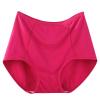 Women's Cotton High Waisted Brief Underwear No Show Seamless Invisible Ladies Plus Size Soft Stretch Cheeky Panties view 1
