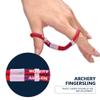 Odorkle Archery Finger Sling, Elastic Finger Sling Adjustable Bow Fingersling for Recurve Bow Hunting Shooting Accessory (L), Red, Odorkleh3kpn802s6-02 view 4