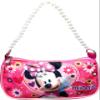 Disney/Nickelodeon Licensed Little Girl Shoulder Handbag With Beaded Handle (Minnie Mouse 1) view 1