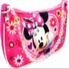 Disney/Nickelodeon Licensed Little Girl Shoulder Handbag With Beaded Handle (Minnie Mouse 1) view 3