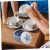 Holibanna Marine Jewelry Box Ceramic Stew Pot Heat-resistant Storage Decorative Bowl view 2