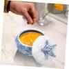 Holibanna Marine Jewelry Box Ceramic Stew Pot Heat-resistant Storage Decorative Bowl view 4