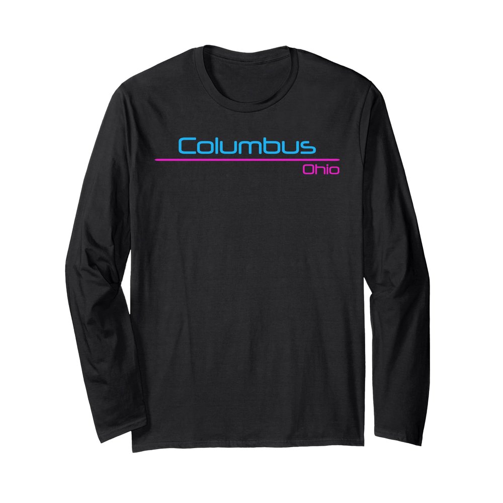Retro Columbus Ohio Long Sleeve T-Shirt
