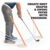WHYGOLF Alignment Discs with Padded Golf Alignment Rods - Easily Train Golf Swing Plane, Path & More, Golf Training Aid with 2 Golf Alignment Stick Holders and 2 Alignment Sticks view 2