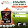 Golf Ball Monkey Recycled for Titleist ProV1 White & ProV1x Golf Balls 50 Pack - 3A / Good Condition for Titleist Pro V 1 X - ProV1 Golfballs w/Mesh Bag view 2