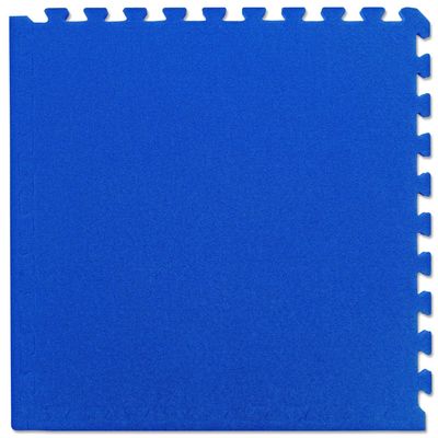 Meister X-Thick 3/4" Interlocking Carpet Top EVA Foam Mats - 2'x2' Tiles for Exercise, Play Areas & Offices - Blue - 25 Tiles (100 Sqft)