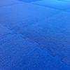 Meister X-Thick 3/4" Interlocking Carpet Top EVA Foam Mats - 2'x2' Tiles for Exercise, Play Areas & Offices - Blue - 25 Tiles (100 Sqft) view 4
