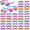Gifts2U Kids Sunglasses Bulk Party Favors for Kids Ages 3-8, 48 Pack Rainbow Neon Sunglasses for Boys Girls with UV400 Protection, Birthday Pool Gifts Party Supplies. view 1
