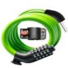 Everyfun Bike Lock Cable with Combination,High Security 5-Digit Resettable Combination Bicycle Lock Anti-Theft, Scooter Lock with Mounting Bracket for Bikes and Scooters(Green) view 1
