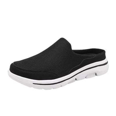 ANNINGBO Elsvia Orthopedic Shoes,Elsvia Orthopedic Shoes for Men, Elsvia Orthopedic Shoes for Women,Comfort Breathable Support Sports Sandals (Black White(Unisex),10-10.5)