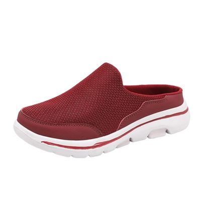 ANNINGBO Elsvia Orthopedic Shoes,Elsvia Orthopedic Shoes for Men, Elsvia Orthopedic Shoes for Women,Comfort Breathable Support Sports Sandals (Date Red(Women),9)