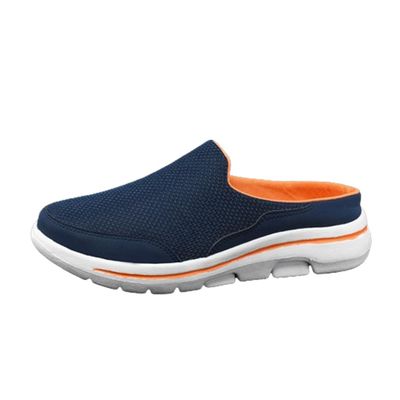 ANNINGBO Elsvia Orthopedic Shoes,Elsvia Orthopedic Shoes for Men, Elsvia Orthopedic Shoes for Women,Comfort Breathable Support Sports Sandals (Dark Blue Orange(Men),10-10.5)
