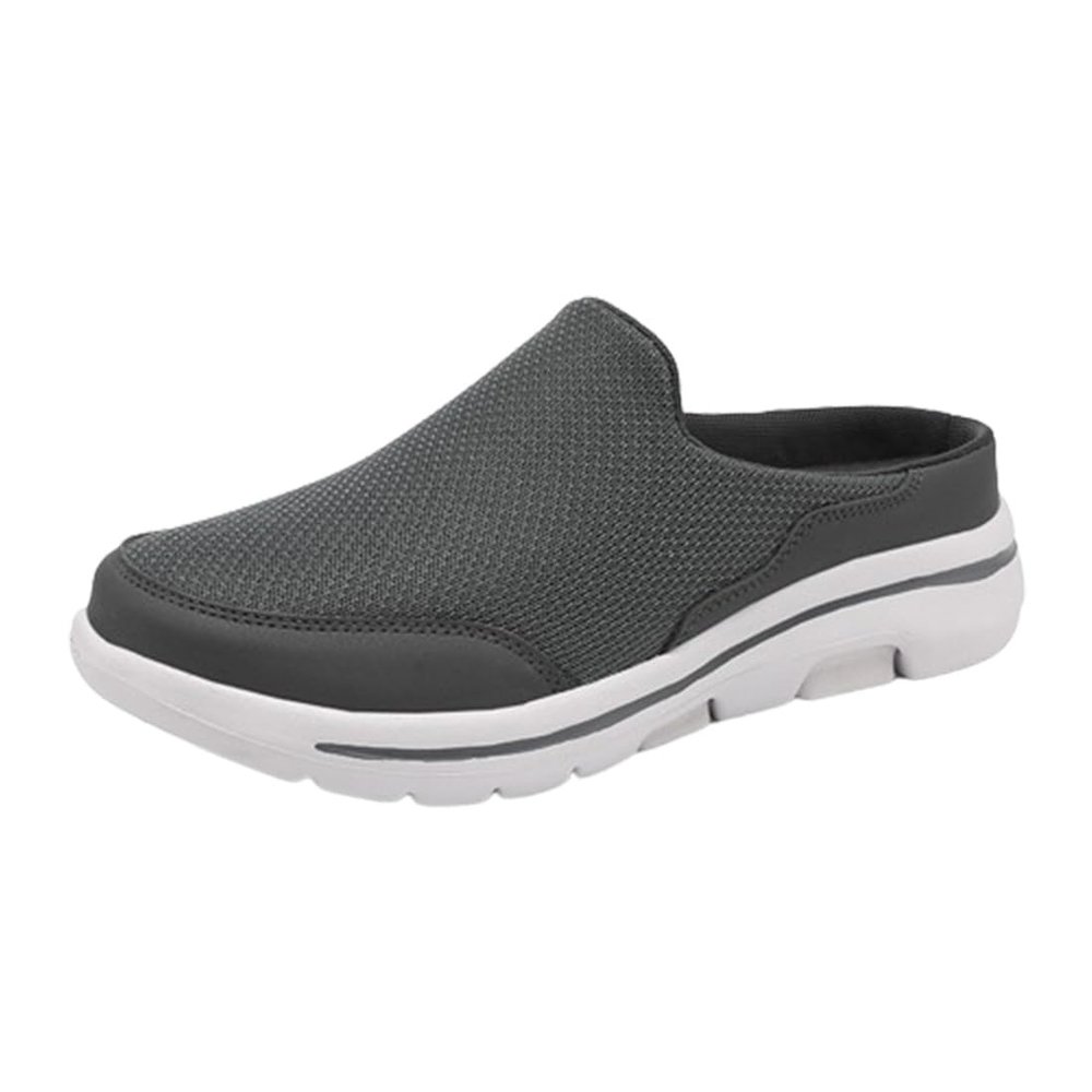 ANNINGBO Elsvia Orthopedic Shoes,Elsvia Orthopedic Shoes for Men, Elsvia Orthopedic Shoes for Women,Comfort Breathable Support Sports Sandals (Dark Gray(Men),12)