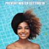 YOGINGO Extra Large Swim Cap - Swim Cap for Long Hair, Dreadlocks, Weaves, Hair Extensions, Braids, Curls & Afros - Silicone Swimming Cap for Women & Men, Keep Hair Dry (XL) view 3