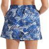 Speedo Womens Swim Skort (US, Alpha, Large, Regular, Regular, Palms Blue) view 2