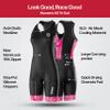 SLS3 Triathlon Suits Women - One Piece Tri Suit Women with Comfortable and Durable FRT Fabric - No Shelf Bra (Pink Rose, Large) view 4